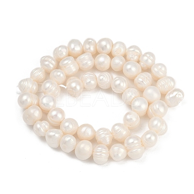 Natural Cultured Freshwater Pearl Beads Strands PEAR-I007-07Y-11A-1