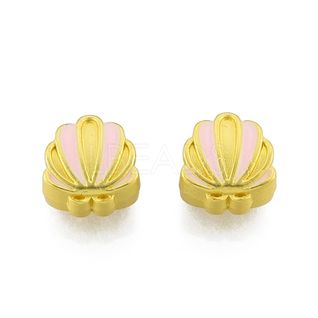 Alloy Enamel European Beads FIND-G035-59MG-1