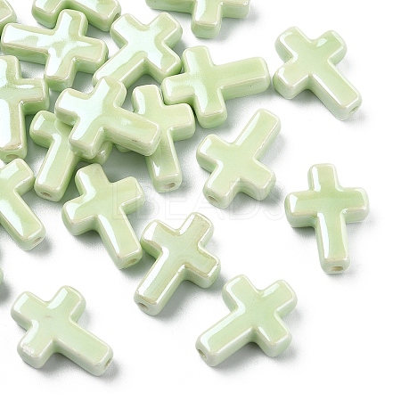 20Pcs Handmade Porcelain Beads PORC-YW0001-33D-1