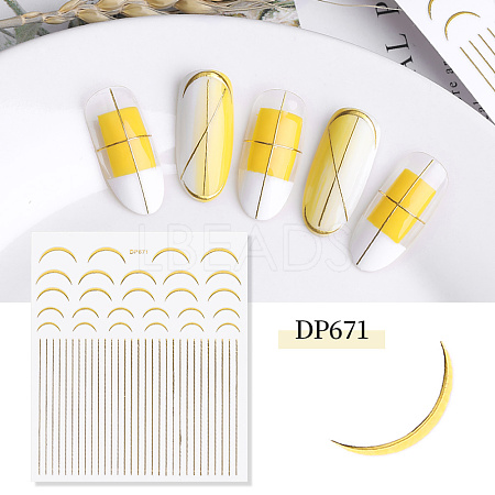 Nail Art Stickers Decals X-MRMJ-T007-24C-1