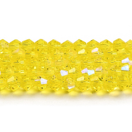 Transparent Electroplate Glass Beads Strands LS-EGLA-A039-T3mm-L21-1