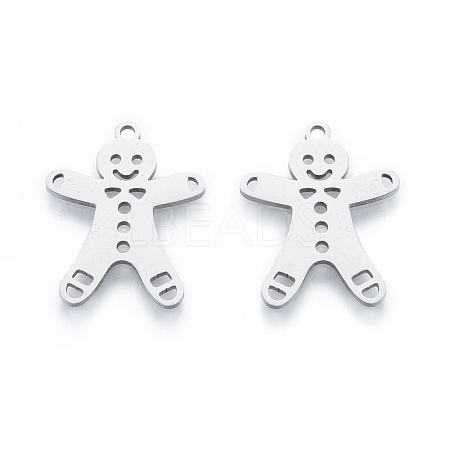 Non-Tarnish 201 Stainless Steel Pendants STAS-N090-LA919-1-1
