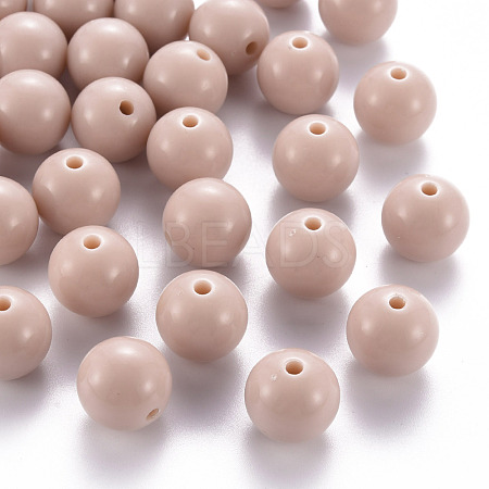 Opaque Acrylic Beads MACR-S370-C16mm-34-1