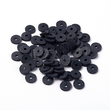 Eco-Friendly Handmade Polymer Clay Beads CLAY-R067-4.0mm-B42-1