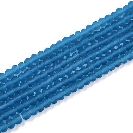 Transparent Glass Beads Strands EGLA-A044-T2mm-MD27-1