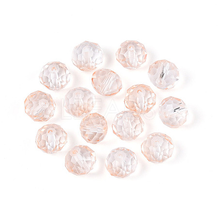 Baking Paint Transparent Glass Beads X1-GLAA-N011-10mm-09-1