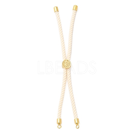 Twisted Nylon Cord Silder Bracelets DIY-B066-03G-20-1