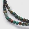 Natural African Turquoise(Jasper) Bead Strands G-A130-2mm-L03-2