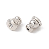 Rack Plating Brass Ear Nuts X-KK-G433-03P-2