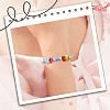 100Pcs Acrylic Twist Disc European Large Hole Beads MACR-SC0002-40-6
