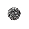 CZ Brass Micro Pave Grade AAA Clear Color Cubic Zirconia Round Beads KK-O065-6mm-05-NR-2