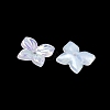 Iridescent Plating Acrylic Bead Caps AC-CBA81FF-03A-2