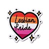 Cartoon Lesbian Pride Theme Paper Stickers Set DIY-M031-55-2