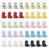 40Pcs 10 Styles Spray Printed Alloy Pendants FIND-TA0002-38-2