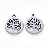 Non-Tarnish 304 Stainless Steel Pendants X-STAS-N092-09-2