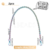   2Pcs Zinc Alloy Cable Chain Bag Handles FIND-PH0009-82D-2