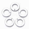 Opaque Spray Painted Acrylic Linking Rings OACR-S021-73A-B02-1