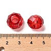 Transparent Resin European Beads RESI-B020-05G-3