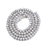 Electroplate Glass Beads Strands EGLA-A044-P3mm-A19-3