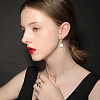40Pcs 2 Colors 304 Stainless Steel Leverback Earring Findings STAS-UN0046-30-5