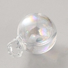 High Borosilicate Glass Bottle Pendants LS-GLAA-WH0010-02D-2