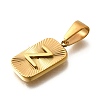 304 Stainless Steel Pendants STAS-S161-01Z-G-2