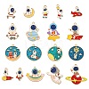 36Pcs 18 Style Alloy Enamel Pendants ENAM-SZ0002-49-1