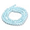 Opaque Glass Beads Stands EGLA-A035-P6mm-B10-2