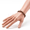 Natural Tiger Eye Chip Beads Stretch Bracelets for Children BJEW-JB06388-02-3
