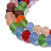 Transparent Glass Beads Strands EGLA-A034-M8mm-63-4