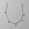 Alloy Rhinestone Shoe Chains FIND-WH0416-59A-1