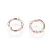 304 Stainless Steel Open Jump Rings STAS-O098-02RG-05-2