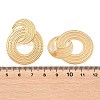 304 Stainless Steel Stud Earrings EJEW-E617-08G-3