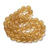Handmade Gold Sand Lampwork Beads Strands LAMP-L079-06C-2