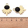 303 Stainless Steel Enamel Pendants STAS-Q110-36G-01-3