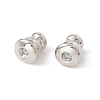 Rack Plating Brass Ear Nuts KK-G433-03P-1
