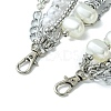 Retro Style Multilayer Acrylic & 304 Stainless Steel Beaded Purse Chains AJEW-FZ00007-3