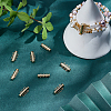 10Pcs Tube Brass Slide Lock Clasps KK-GA0002-44-4