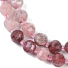 Natural Strawberry Quartz Beads Strands G-G182-B12-05-4