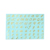 Brass Self-Adhesive Picture Stickers DIY-C059-01D-1