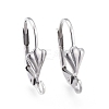 Tarnish Resistant 304 Stainless Steel Leverback Earring Findings X-STAS-K198-02P-1