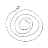 304 Stainless Steel Coreana Chain Necklaces X-NJEW-I248-20P-2