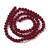 Imitate Austrian Crystal Frosted Glass Beads Strands EGLA-A039-T2mm-MD27-3