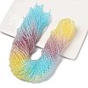 Transparent Painted Glass Beads Strands DGLA-A034-T4mm-A15-1