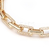 Brass Cable Chains Bracelets BJEW-I286-03G-2