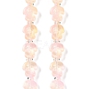 Transparent Glass Enamel Beads Strands GLAA-B021-06K-1