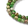 Dyed Natural Regalite/Imperial Jasper/Sea Sediment Jasper Beads Strands G-B124-C05-08-3