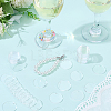 100Pcs Transparent Acrylic Pendants OACR-SC0002-99A-4