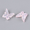 Baking Paint Glass Beads DGLA-T004-04B-2