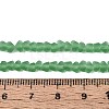 Frosted Transparent Glass Beads Strands GLAA-N016-4mm-27-2